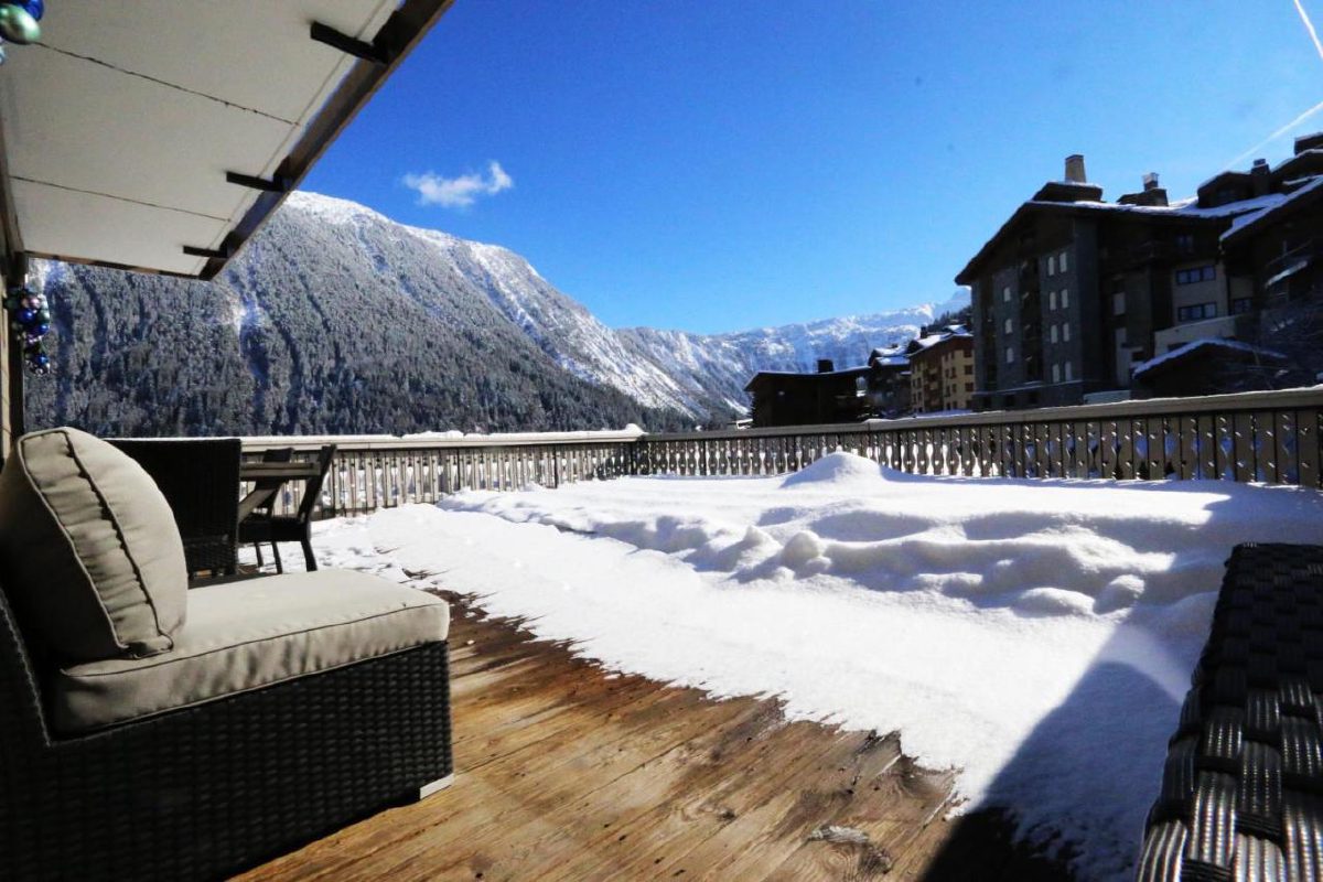Terrasse plein sud, vue panoramique Dent du Villard