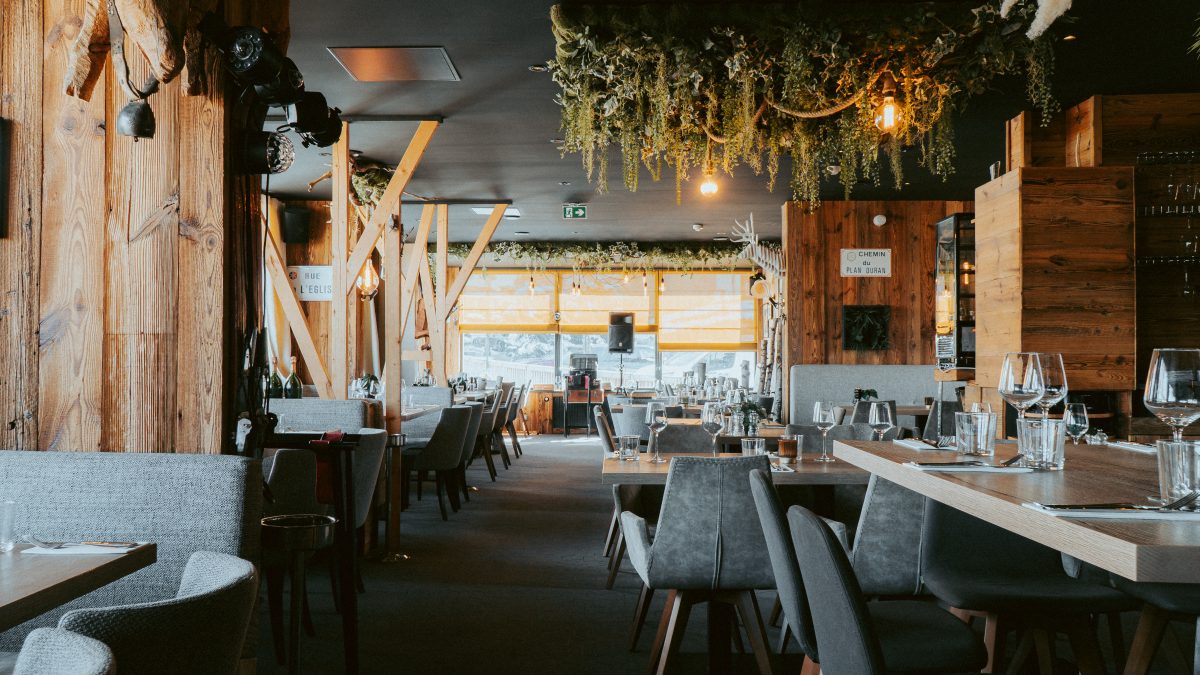 Salle du restaurant Henri à Courchevel Moriond